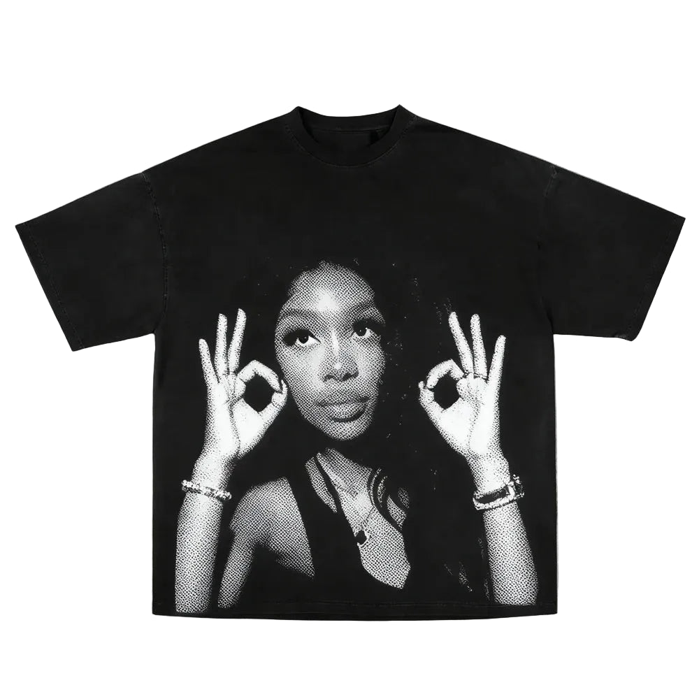 Girl Star Vintage Tee shirt