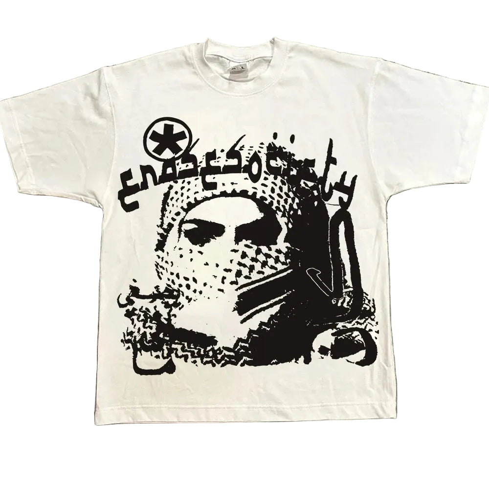 Women Masked Graphic Tee