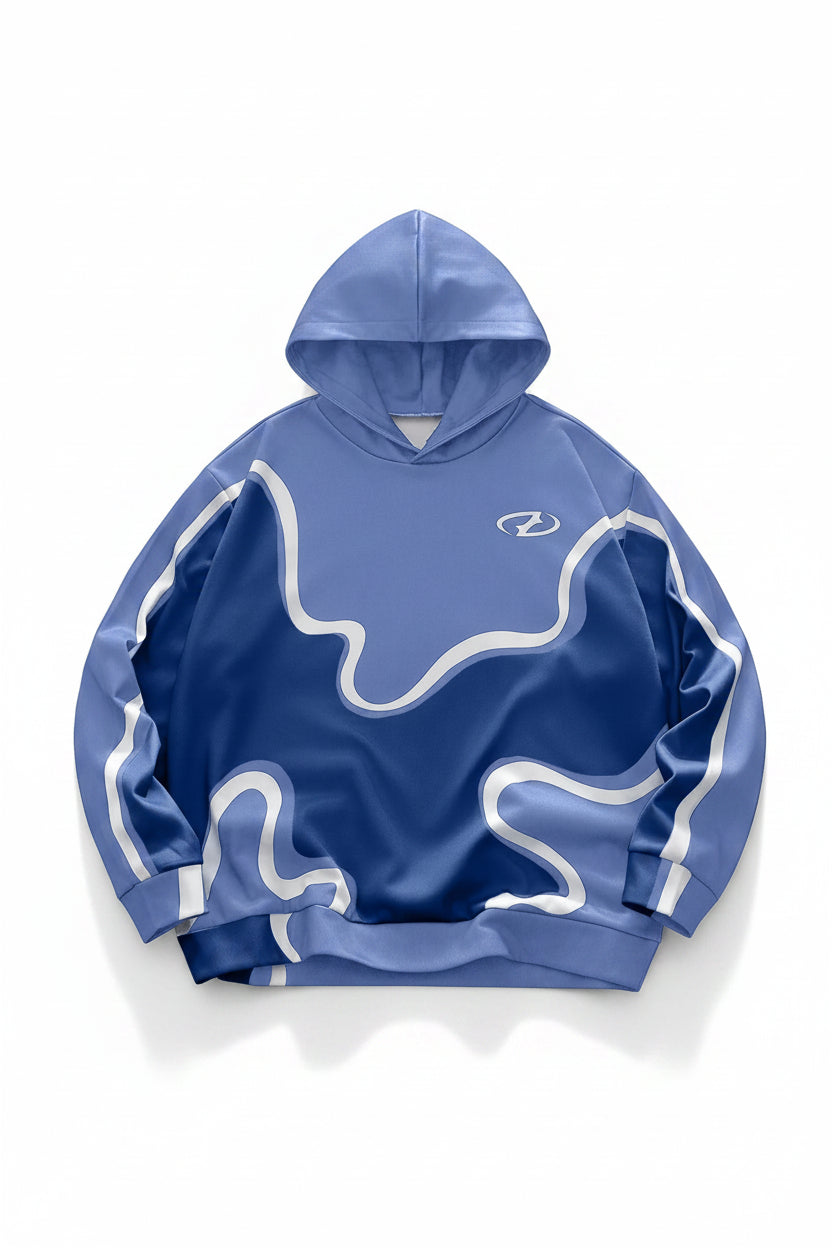 Cool Blue Sway Hoodie
