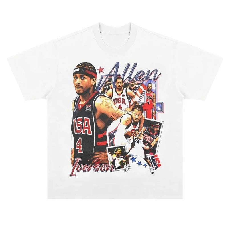 Allen Iverson USA Vintage Tee